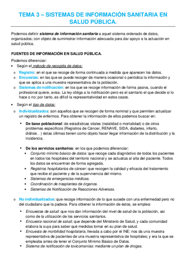 Miniatura del documento TEMA 3 - SISTEMAS DE INFORMACIÓN SANITARIA EN SALUD PÚBLICA.pdf
