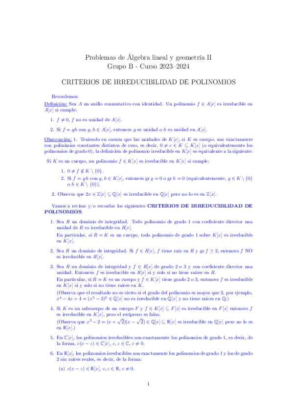Miniatura del documento Tema-2.-Problemas-Irreducibilidad-de-polinomios.pdf