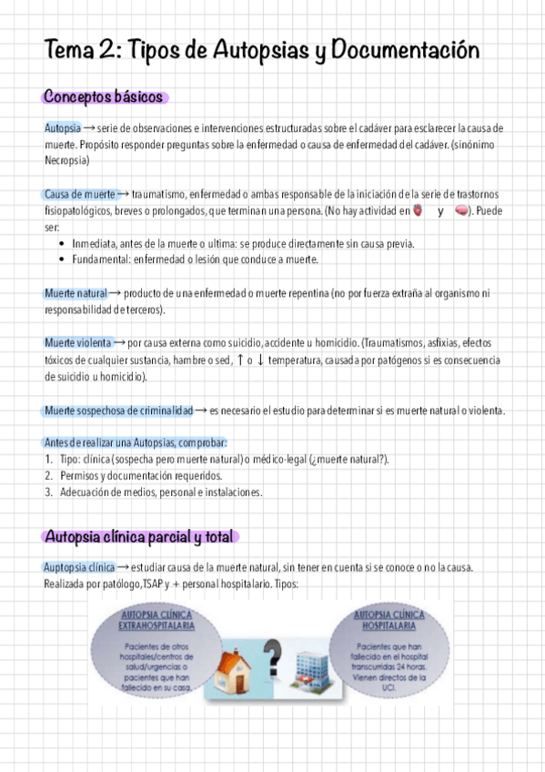 Miniatura del documento Tema 2. Tipos de Autopsias y Documentación..pdf