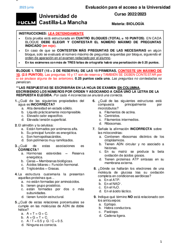 Miniatura del documento EXAMENES-EVAU-BIOLOGIA-UCLM-UNIDOS.pdf