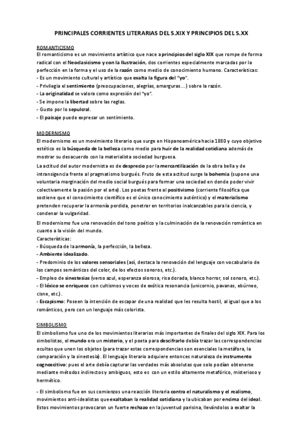 Miniatura del documento Corrientes literarias de S.XIX y S.XX.pdf