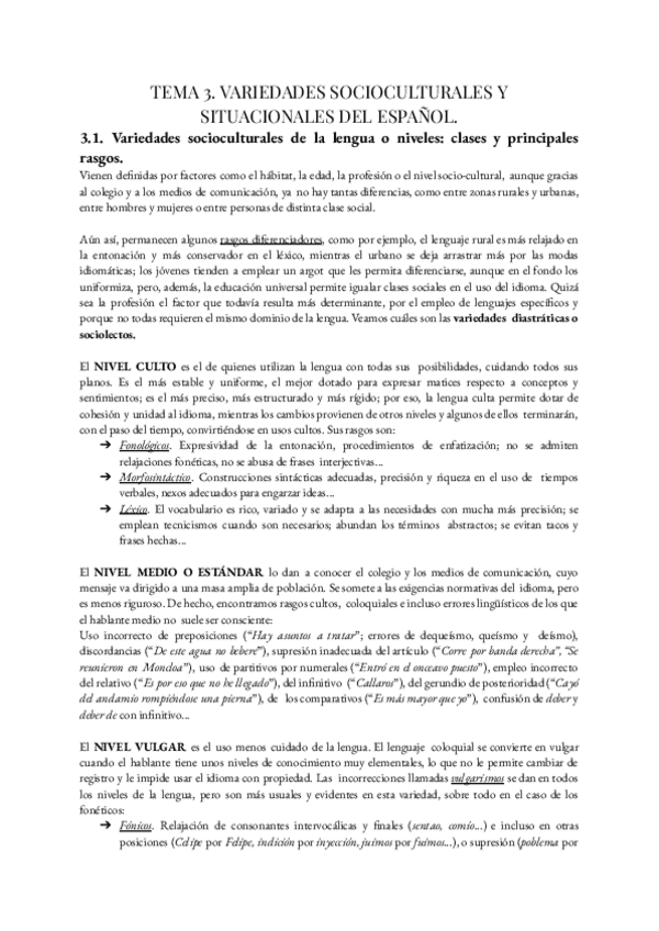 Miniatura del documento TEMA 3. VARIEDADES SOCIOCULTURALES Y SITUACIONALES DEL ESPAÑOL..pdf