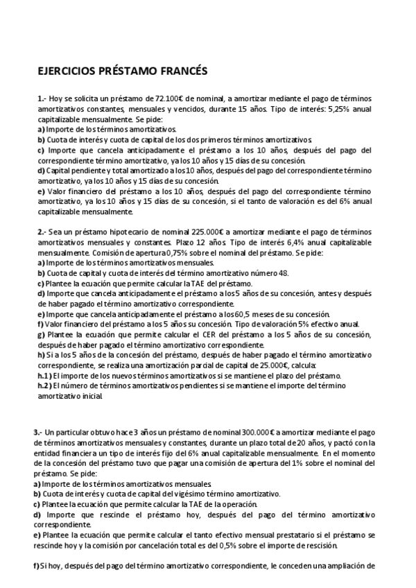 Miniatura del documento Ejercicios Préstamo francés.pdf