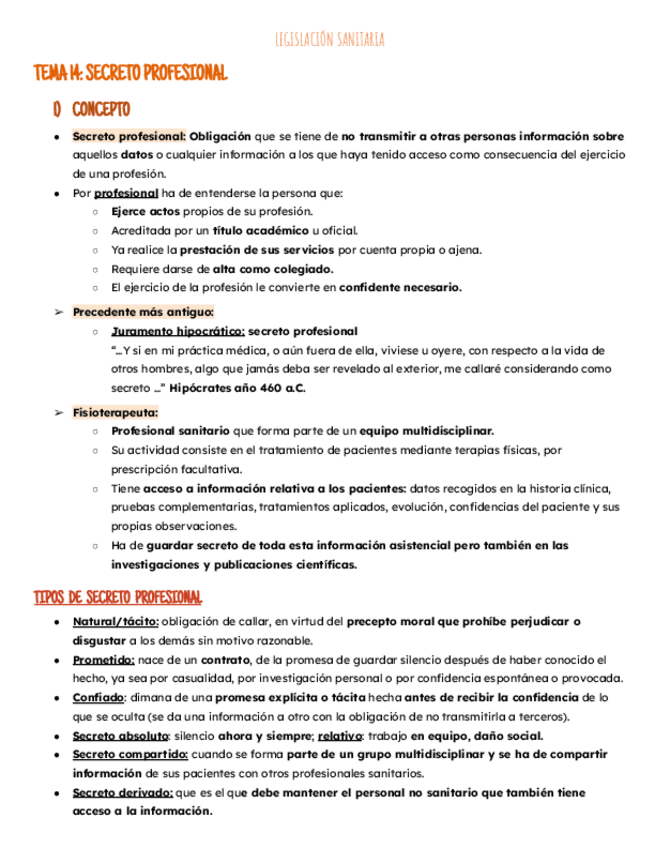 Miniatura del documento Tema 14: Secreto profesional.pdf
