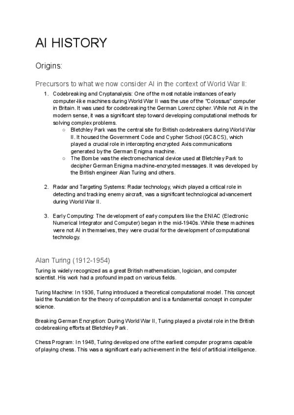 Miniatura del documento History-AI-Introduction-to-AI-notes-on-AI-fist-curse-artificial-intelligence-UAB.pdf