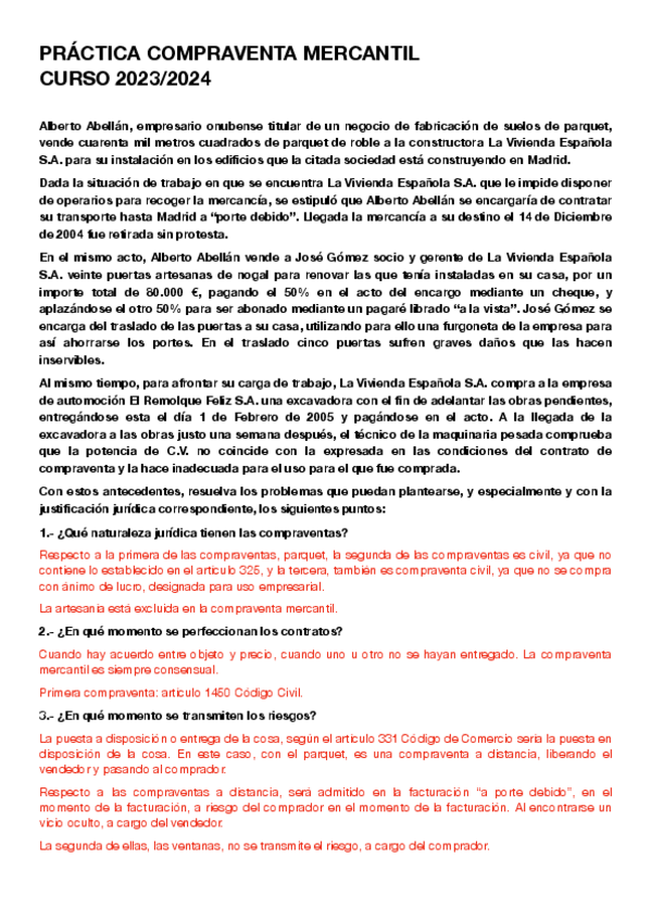 Miniatura del documento Práctica Compraventa Mercantil (Bloque II) - 2024.pdf