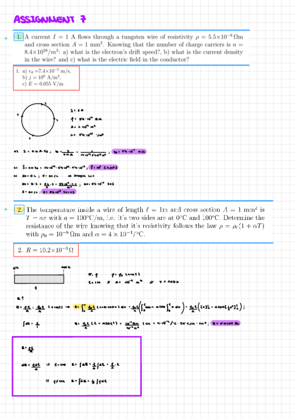 Miniatura del documento Exercises-Assignment-7-Electric-Current.pdf