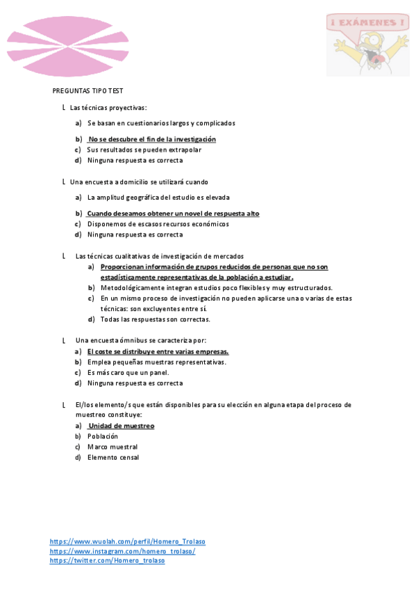 Miniatura del documento Examen 2010 Tipo Test y Respuesta Breve Investigación de Mercados.pdf