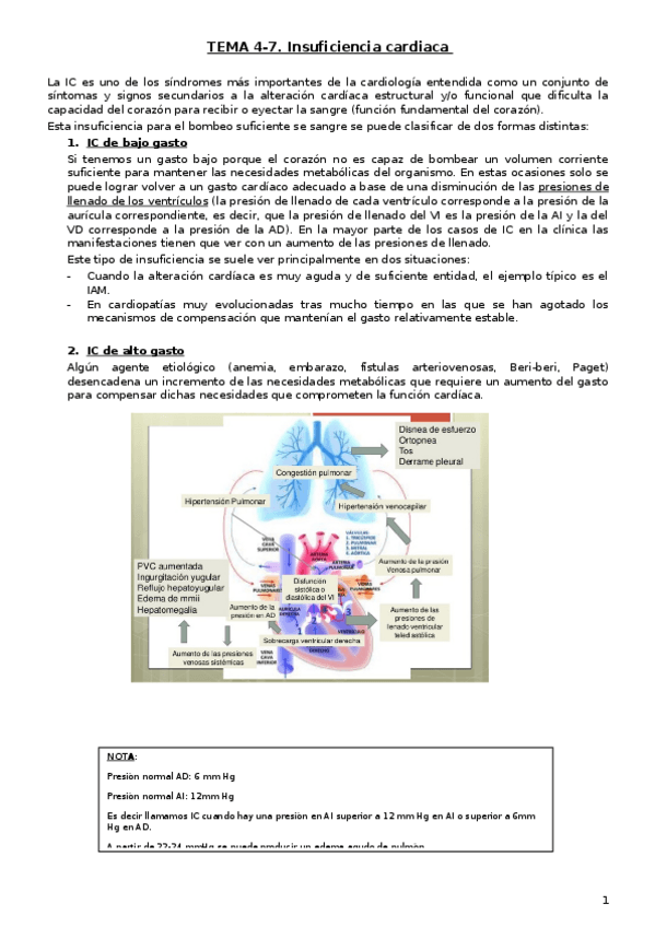 Miniatura del documento Tema 4-5,6. Insuficiencia cardíaca.docx