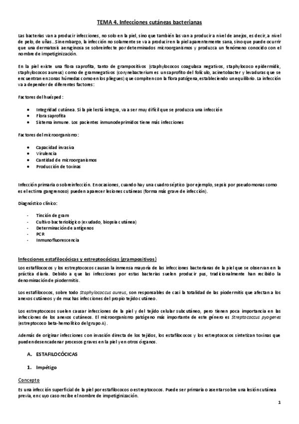 Miniatura del documento Tema 4. Infecciones cutáneas bacterianas.pdf