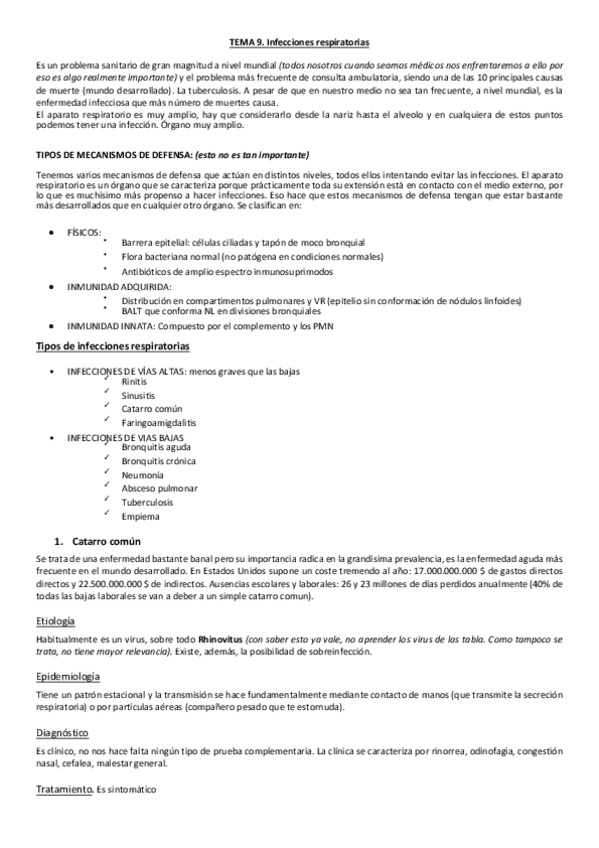 Miniatura del documento Tema 9. Infecciones respiratorias.pdf