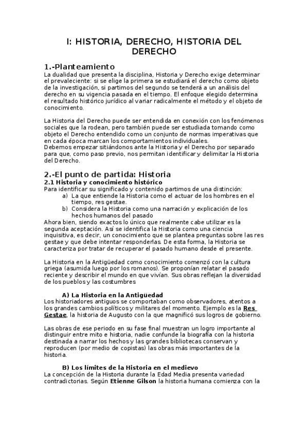 Miniatura del documento Tema I; El Derecho en su historia- la historia del Derecho.docx