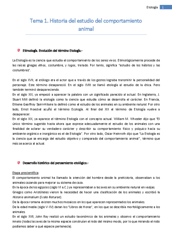 Miniatura del documento Tema 1. Historia del estudio del comportamiento animal.pdf