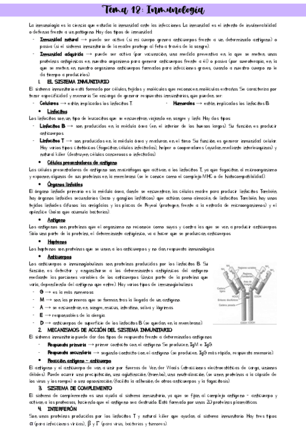 Miniatura del documento Biología 2º: Inmunología.pdf