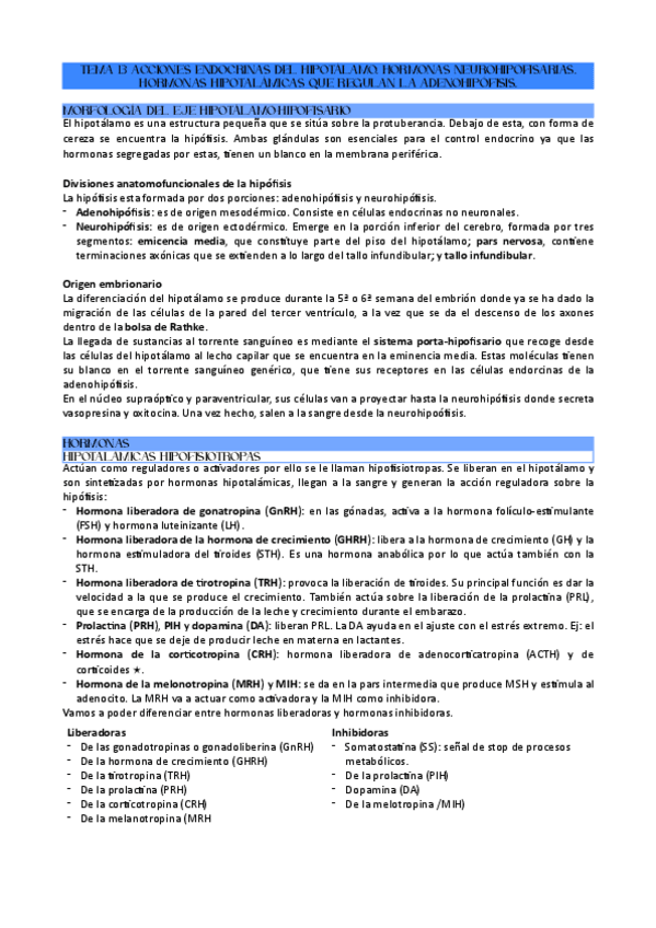 Miniatura del documento TEMA-13-ACCIONES-ENDOCRINAS-DEL-HIPOTALAMO.-HORMONAS-NEUROHIPOFISARIAS.-HORMONAS-HIPOTALAMICAS-QUE-REGULAN-LA-ADENOHIPOFISIS..pdf