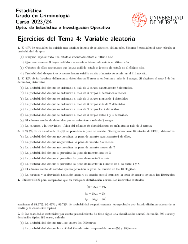 Miniatura del documento Ejercicios Tema 4 resueltos. Estadística 2023/24.pdf