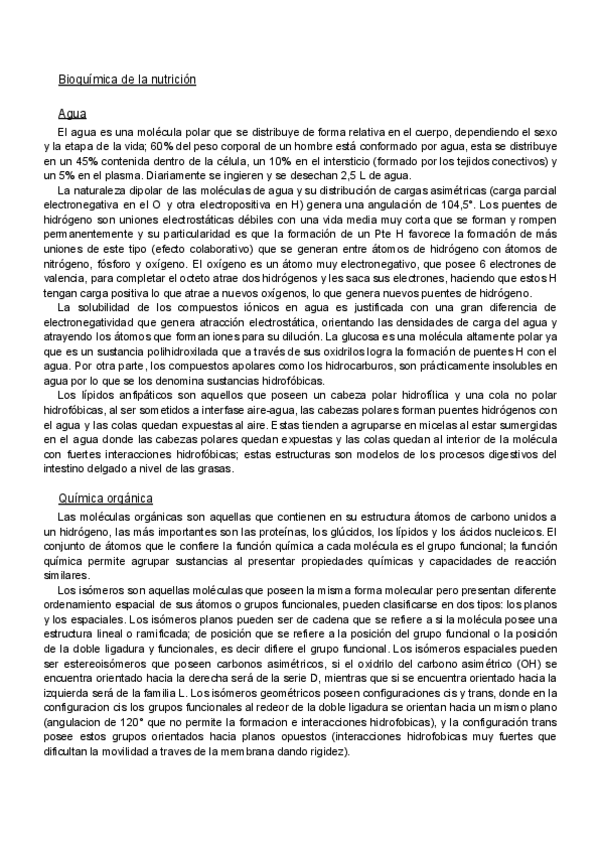 Miniatura del documento RESUMEN: Bioquimica de la nutricion (1er cuatri).pdf