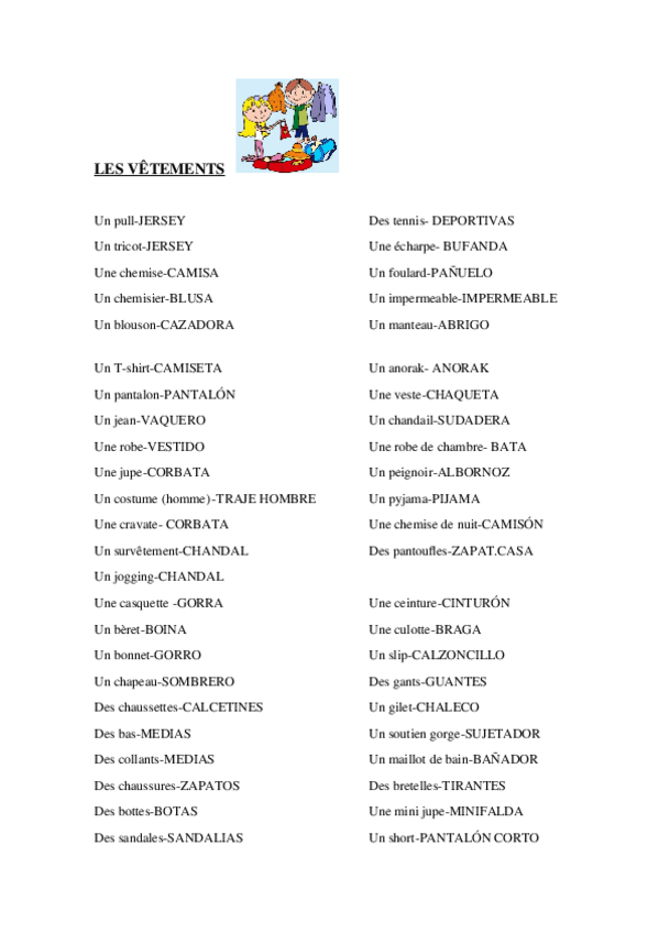 Miniatura del documento LES-VETEMENTS-ROPA.docx