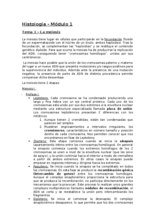 Miniatura del documento Apuntes Módulo 1 Histología.docx