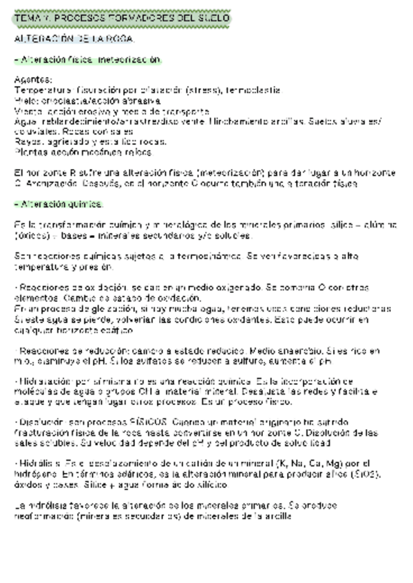 Miniatura del documento EDAFOLOGIA TEMA 7. PROCESOS FORMADORES DEL SUELO.pdf