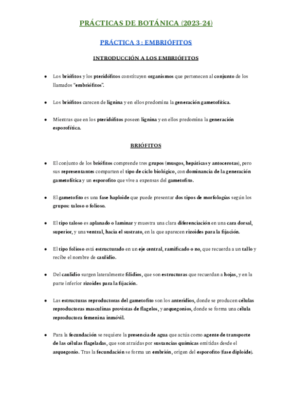 Miniatura del documento PRÁCTICA 3 - EMBRIÓFITOS.pdf