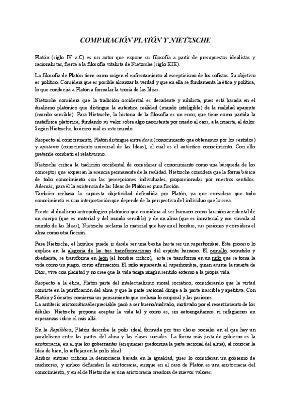 Miniatura del documento COMPARACION-PLATON-Y-NIETZSCHE-Selectividad.pdf