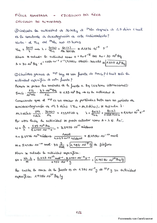 Miniatura del documento Cálculos de actividad (Física avanzada).pdf