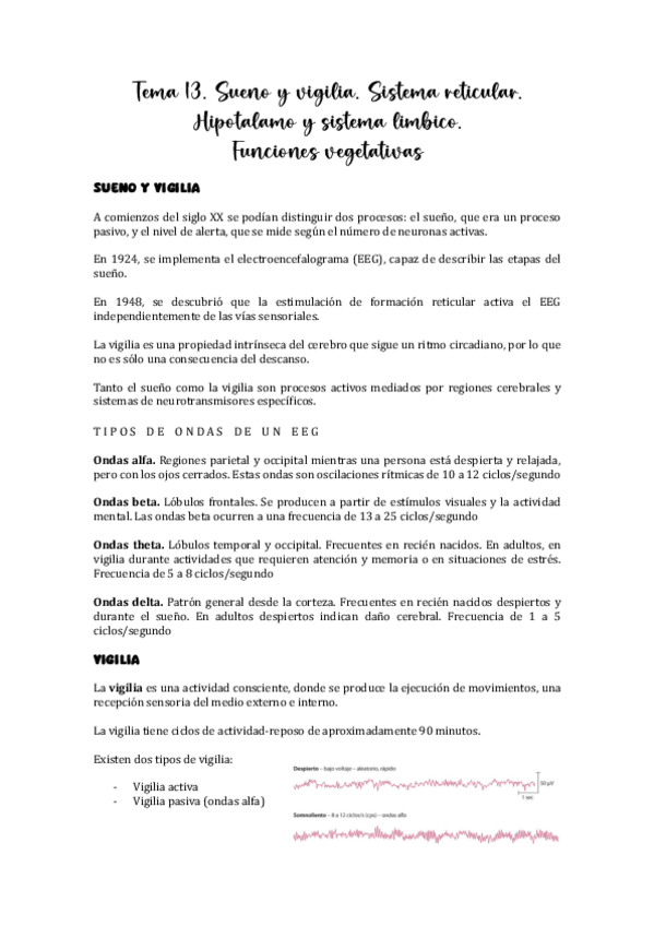 Miniatura del documento Tema-13.-Sueno-y-vigilia.-Sistema-reticular.-Hipotalamo-y-sistema-limbico.-Funciones-vegetativas.pdf