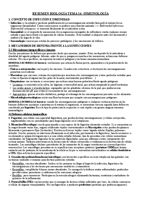 Miniatura del documento RESUMEN-BIOLOGIA-TEMA-14-INMUNOLOGIA.pdf