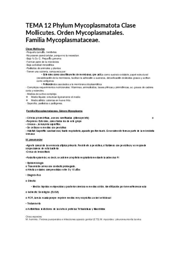 Miniatura del documento Tema-12-Phylum-Mycoplasmatota-Clase-Mollicutes.pdf
