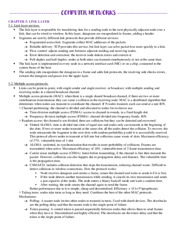 Miniatura del documento Computer Networks-CHAPTER 5.pdf