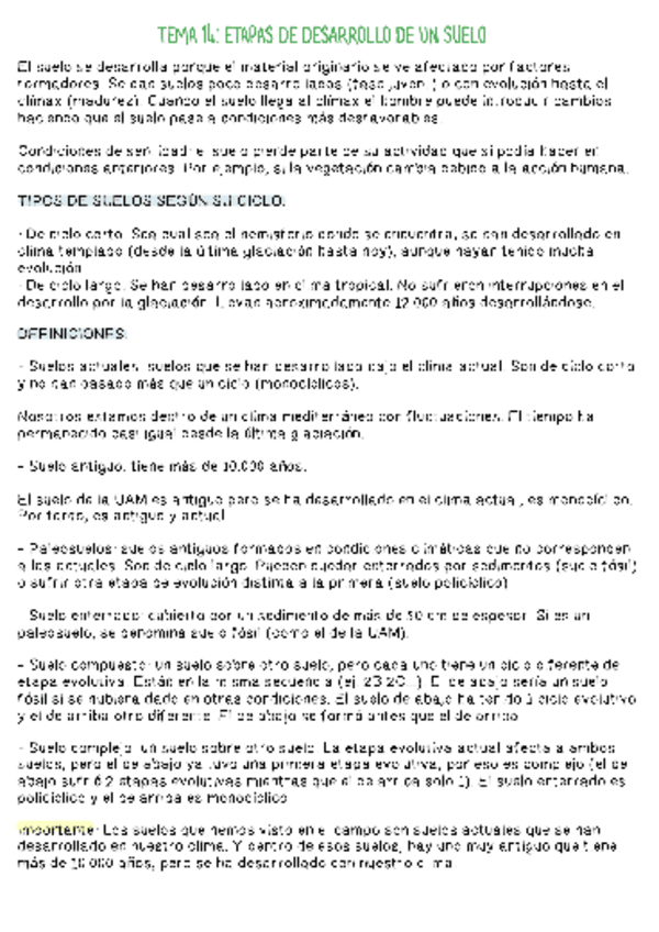 Miniatura del documento EDAFOLOGIA TEMA 14. ETAPAS DE DESARROLLO DE UN SUELO.pdf