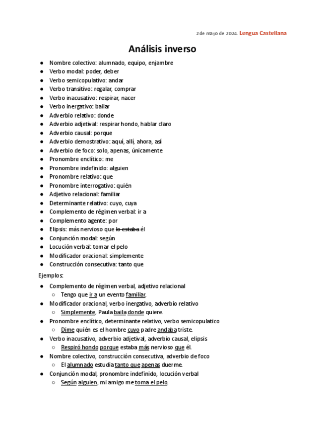 Miniatura del documento Castellano | Análisis Inverso (ejemplos NGLE).pdf