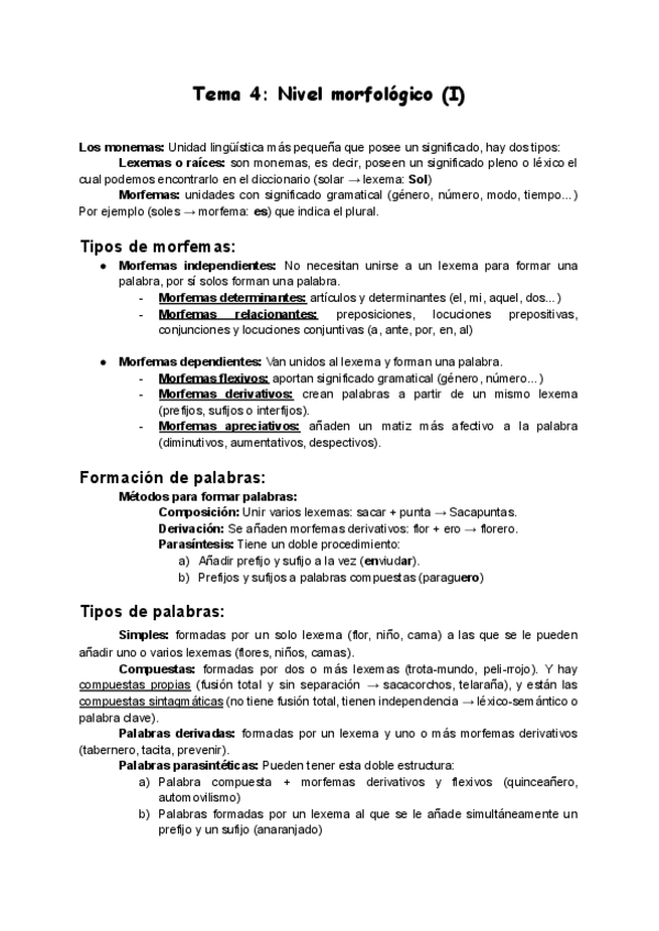 Miniatura del documento Resumen-Lengua-Tema-4-y-5-Morfologia.pdf