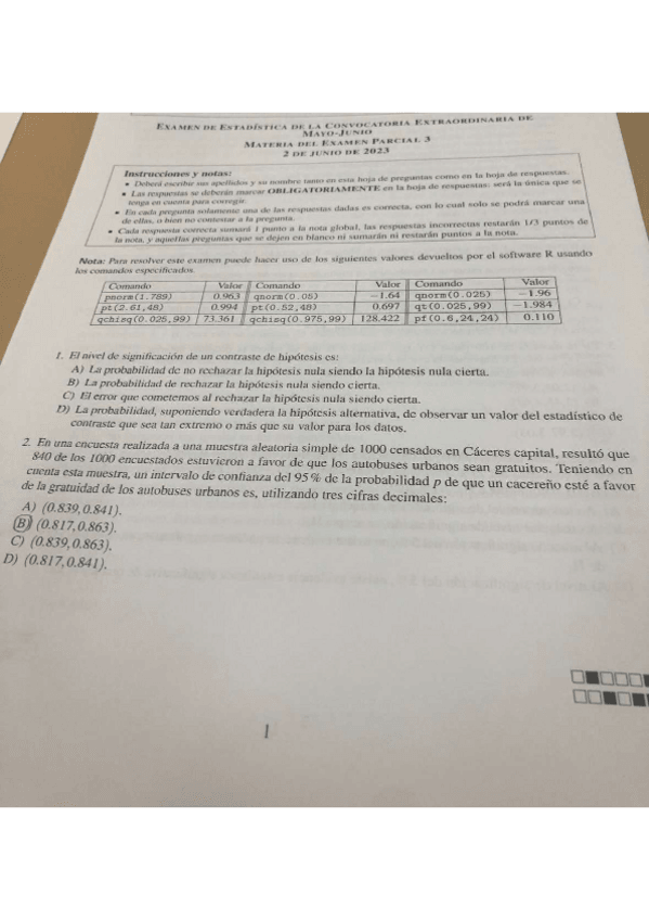 Miniatura del documento Parcial-3-Estadistica-con solución.pdf
