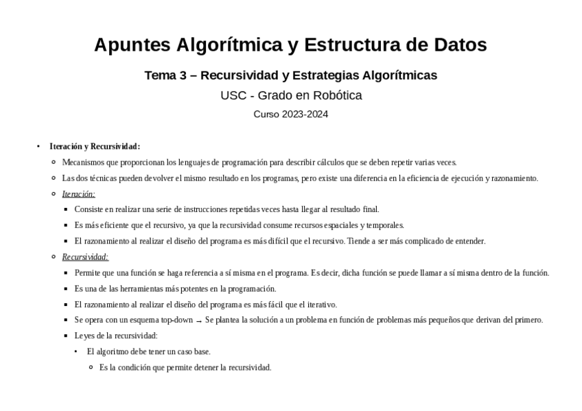 Miniatura del documento Resumen - Tema - 3 - Recursividad y Tecnicas Algoritmicas.pdf