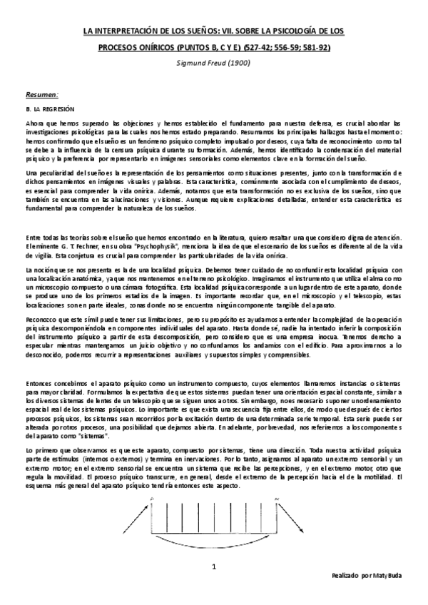 Miniatura del documento Resumen-La-Interpretacion-de-los-Suenos.-VII.-Sobre-la-Psicologia-de-los-Procesos-Oniricos-Puntos-B-C-y-E-de-Freud.pdf