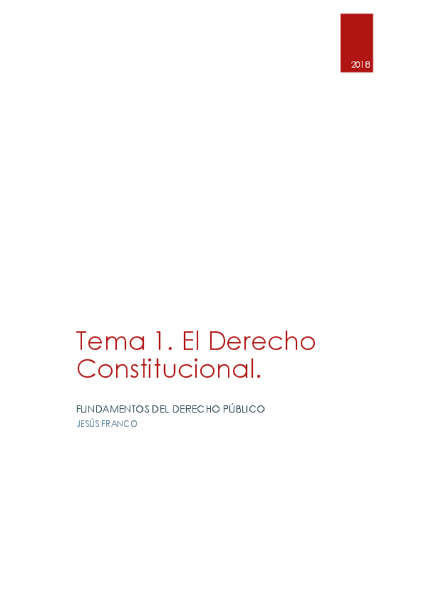 Miniatura del documento Tema 1. El Derecho Constitucional..pdf