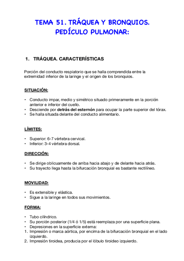 Miniatura del documento Tema-51.-Traquea-Y-Bronquios.-Pediculo-Pulmonar.pdf