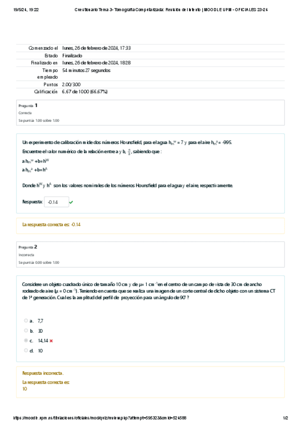 Miniatura del documento Cuestionario Tema 3 -  TomografÍa Computarizada RESUELTO.pdf