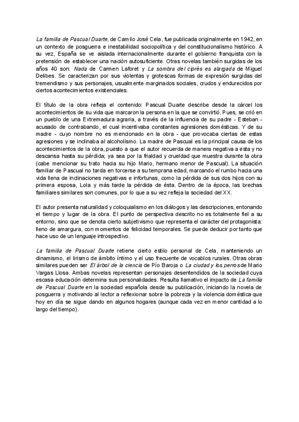 Miniatura del documento La familia de Pascual Duarte - Valoración critica.pdf