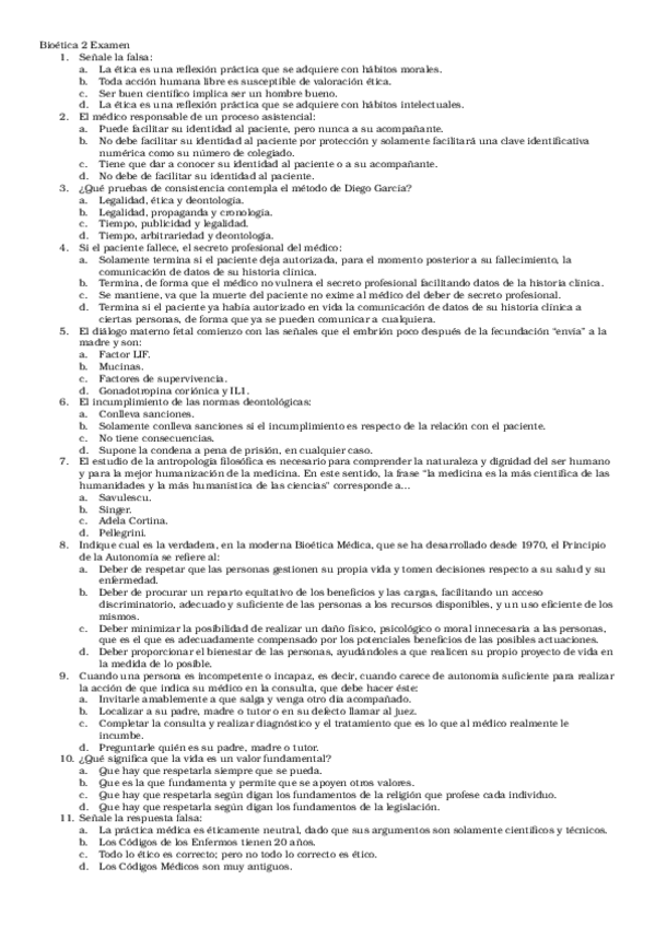 Miniatura del documento Bioetica-2-Examen.docx