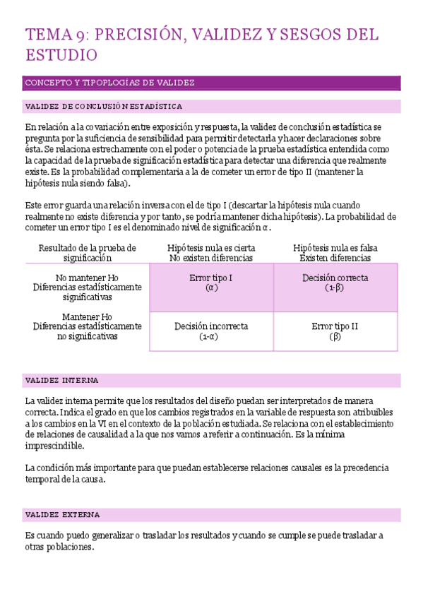 Miniatura del documento TEMA-9-IMPRECISIÓN, VALIDEZ Y SESGOS DEL ESTUDIO.pdf