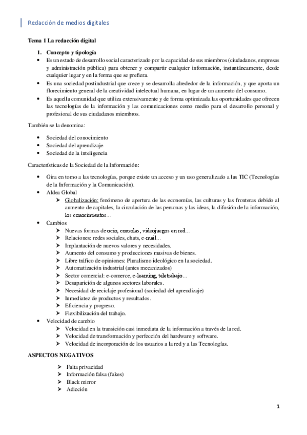 Miniatura del documento Tema 1 La redacción digital [Resumen].pdf
