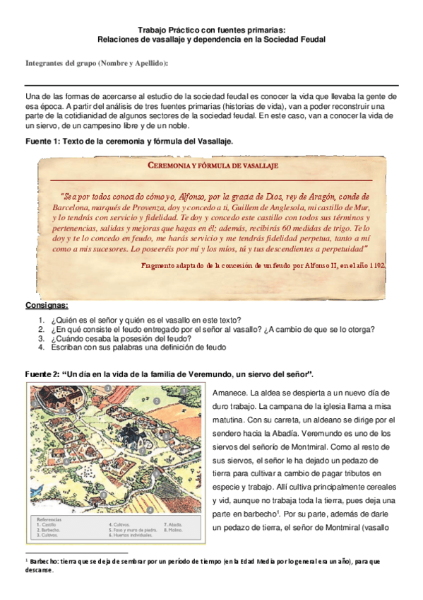 Miniatura del documento Trabajo-Practico-con-fuentes-primarias.-Relaciones-de-vasallaje-y-dependencia-en-la-Sociedad-Feudal.pdf