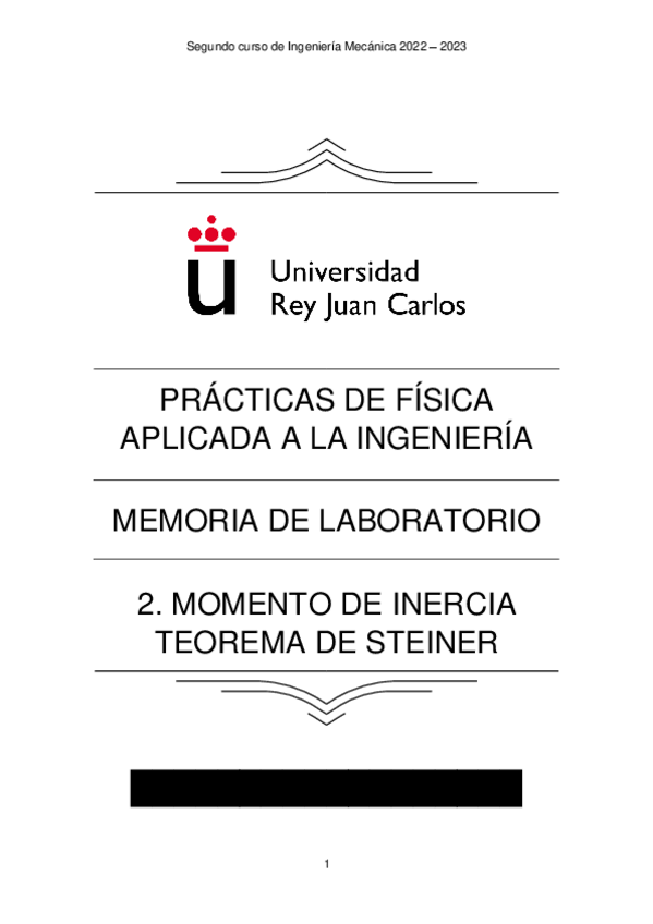 Miniatura del documento Memoria-practica-2-Momento-de-Inercia-Teorema-de-Steiner.pdf