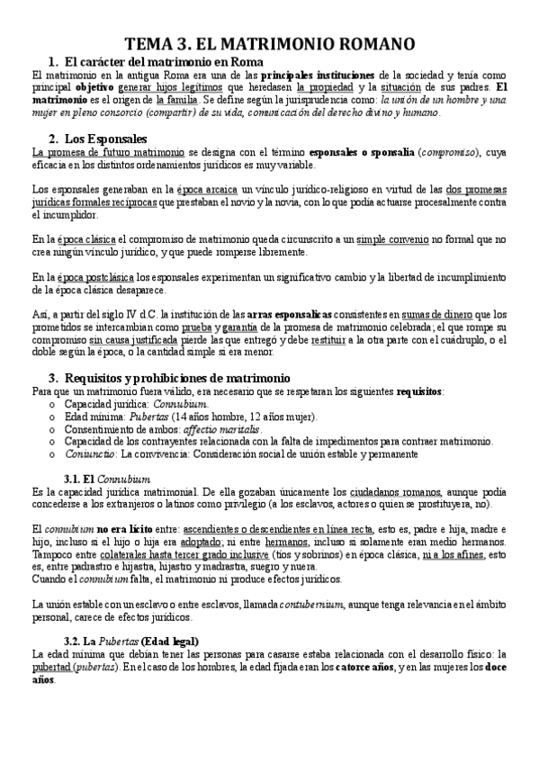Miniatura del documento TEMA 3. EL MATRIMONIO ROMANO.pdf