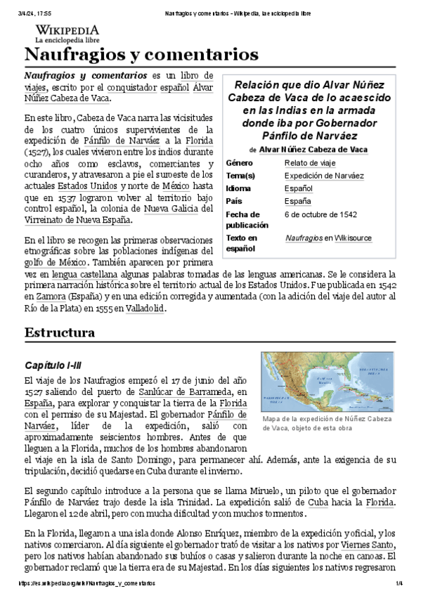 Miniatura del documento Naufragios-y-comentarios-Wikipedia-la-enciclopedia-libre.pdf