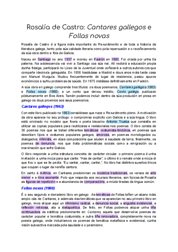Miniatura del documento Rosalía de Castro, Cantares gallegos e Follas novas.pdf