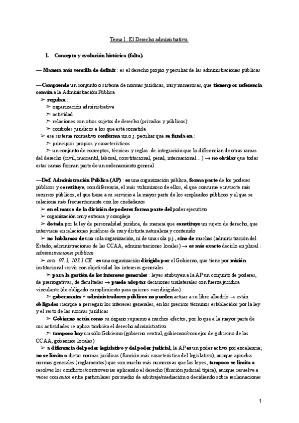 Miniatura del documento Tema 1 - el derecho administrativo.pdf